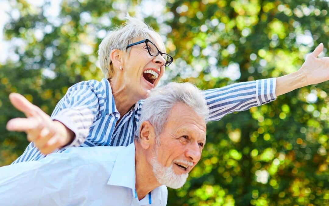 Happy Senior Couple Outside_Ciel Senior Living