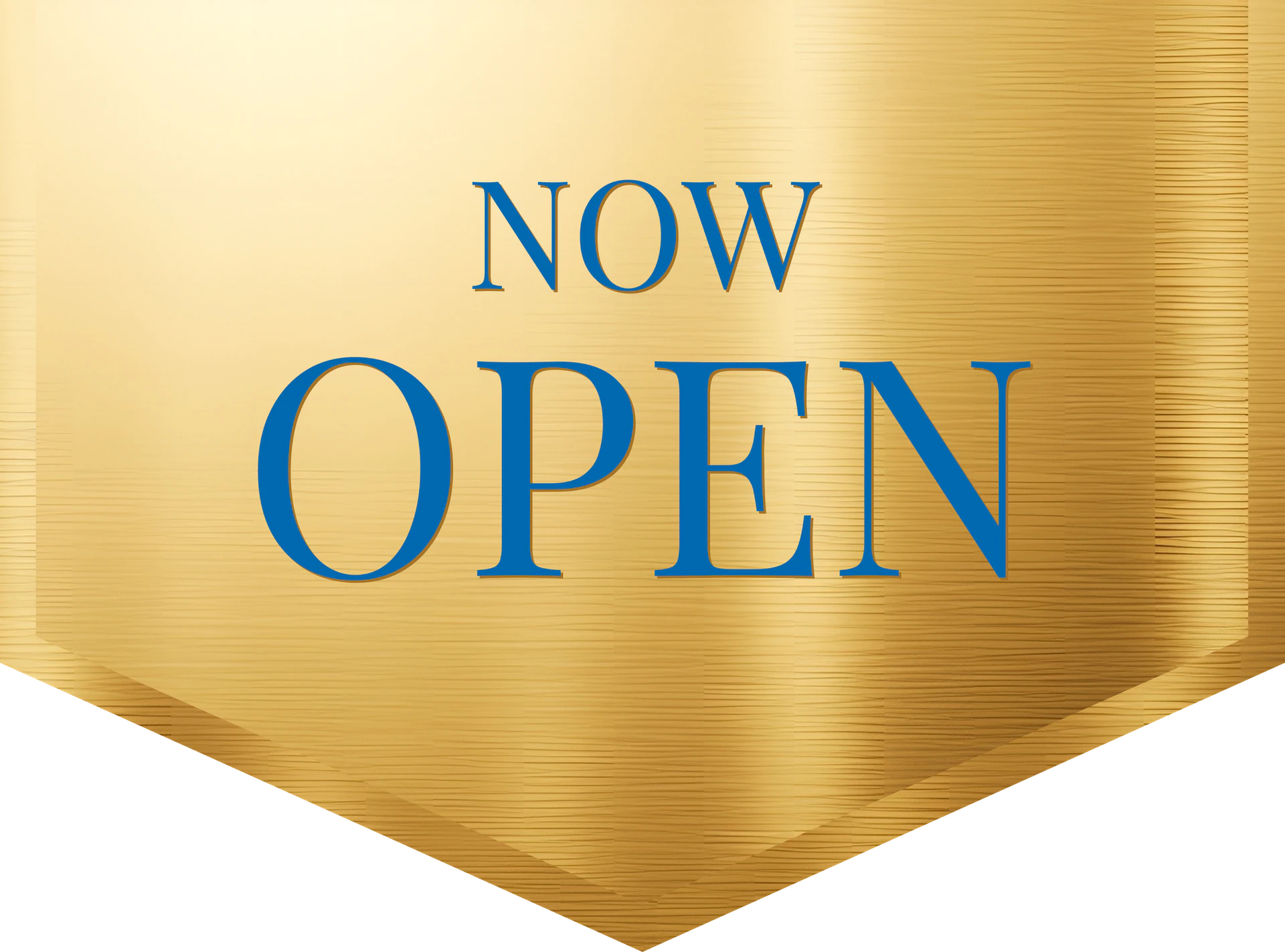 Now Open Badge